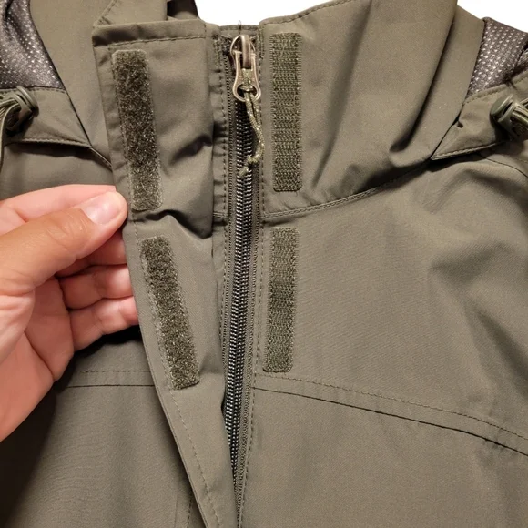 EUC | Eddie Bauer | Mesh Lined Rain Jacket | Olive Green | Size XL - Picture 5 of 13